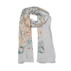 Women’s Zodiac-Print Silk-Like Lightweight Scarf