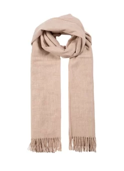 Women’s Plain Marl Scarf With Tassels