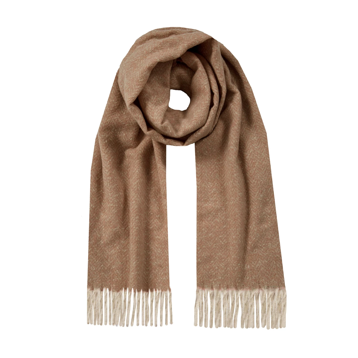 Women’s Herringbone Scarf With Tassels 2 Women’s Herringbone Scarf With Tassels - Image 2