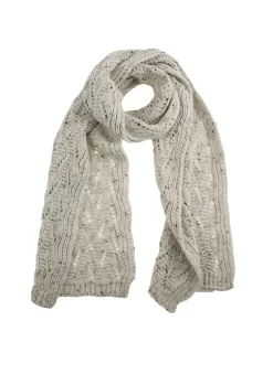 Women's Lace Knitted Scarf -Fashion Accessories Shop 4 2763WinterWhite