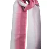 Women's Ombre Stripe Print Lightweight Scarf