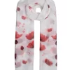 Women's Poppy Print Lightweight Scarf