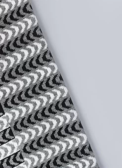 Women's Chevron Pattern Knitted Scarf -Fashion Accessories Shop 4 2833 20dove 20grey 20black 202 73b1cc43 5b14 41f9 8780 8a32bb7b7f6e