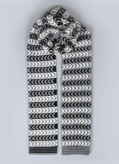 Women's Chevron Pattern Knitted Scarf -Fashion Accessories Shop 4 2833 20dove 20grey 20black 5b6bba53 6d49 4560 90ac cae65aa4263f