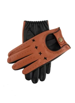 Men's The Suited Racer Touchscreen Leather Driving Gloves -Fashion Accessories Shop 5 1000 Tan Black 7fe47b7b 1ac8 4488 8912 569dff0d4122
