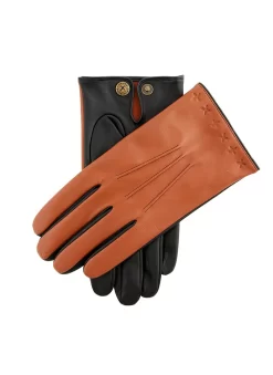 Men's The Suited Racer Touchscreen Three-Point Leather Gloves -Fashion Accessories Shop 5 1002 Tan Black 165c5a69 1ca8 494a 8054 b6c8b0e788b7