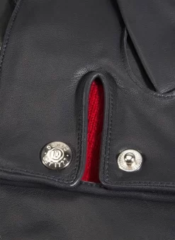 Men's Three-Point Red Cashmere-Lined Leather Gloves -Fashion Accessories Shop 5 1539 20navy 204 bd3c9b9d 6b38 4bc3 a215 07b8f7872153