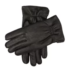 Men's Handsewn Three-Point Cashmere-Lined Deerskin Leather Gloves