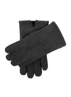 Men’s Handsewn Three-Point Lambskin Gloves -Fashion Accessories Shop 5 1555 Black b91b1b3e 0bd2 4bdc 9b31 f33c1c128d66