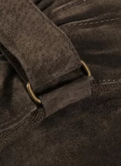 Men's Three-Point Fleece-Lined Suede Gloves -Fashion Accessories Shop 5 1617 20brown 204