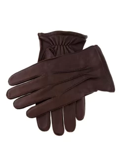 Men's Three-Point Lined Leather Gloves -Fashion Accessories Shop 5 1700 brown edit 3782ad9c e33a 43db 9239 be20cf178c1d