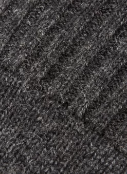 Men's Thinsulate-Lined Knitted Gloves With Zip -Fashion Accessories Shop 5 4530 charcoal 2