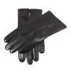 Men's Handsewn Three-Point Cashmere-Lined Shorter Finger Leather Gloves