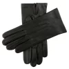 Men's Three-Point Silk-Lined Leather Gloves