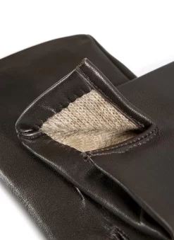 Men's Three-Point Cashmere-Lined Leather Gloves -Fashion Accessories Shop 5 9001 20brown 203 67521f40 2fc4 4599 84ac 3725c04c3d50