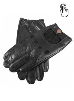 Men's Touchscreen Leather Driving Gloves -Fashion Accessories Shop 5 9200 black