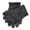 Men’s Touchscreen Water-Resistant Lined Goatskin Leather Gloves With Stitch Detail