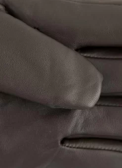 Men's Faux Fur-Lined Abraham Moon Dogtooth Tweed And Leather Gloves 11 Men's Faux Fur-Lined Abraham Moon Dogtooth Tweed And Leather Gloves -Fashion Accessories Shop 5 9308 204