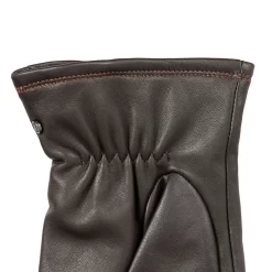 Men’s Touchscreen Lined Leather Gloves With Contrast Stitching 25 Men’s Touchscreen Lined Leather Gloves With Contrast Stitching -Fashion Accessories Shop 5 9315 Brown 5