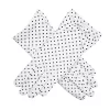 Women's Spotted Cotton Gloves With Cuff Bow