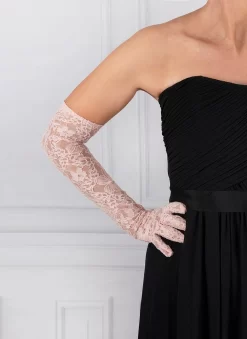 Women's Long Opera Lace Gloves 13 Women's Long Opera Lace Gloves -Fashion Accessories Shop 6 2268 blush
