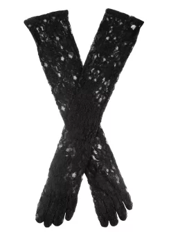 Women's Long Opera Lace Gloves 10 Women's Long Opera Lace Gloves -Fashion Accessories Shop 6 2268Black