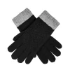Women’s Patchwork Cable Knit Gloves
