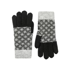 Women’s Jacquard Knitted Gloves With Hash Symbol Pattern 23 Women’s Jacquard Knitted Gloves With Hash Symbol Pattern -Fashion Accessories Shop 6 3275 Black Dove Grey 1