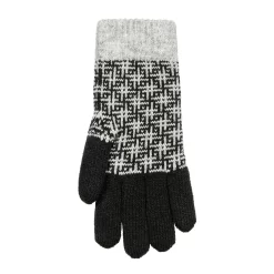 Women’s Jacquard Knitted Gloves With Hash Symbol Pattern 27 Women’s Jacquard Knitted Gloves With Hash Symbol Pattern -Fashion Accessories Shop 6 3275 Black Dove Grey 3