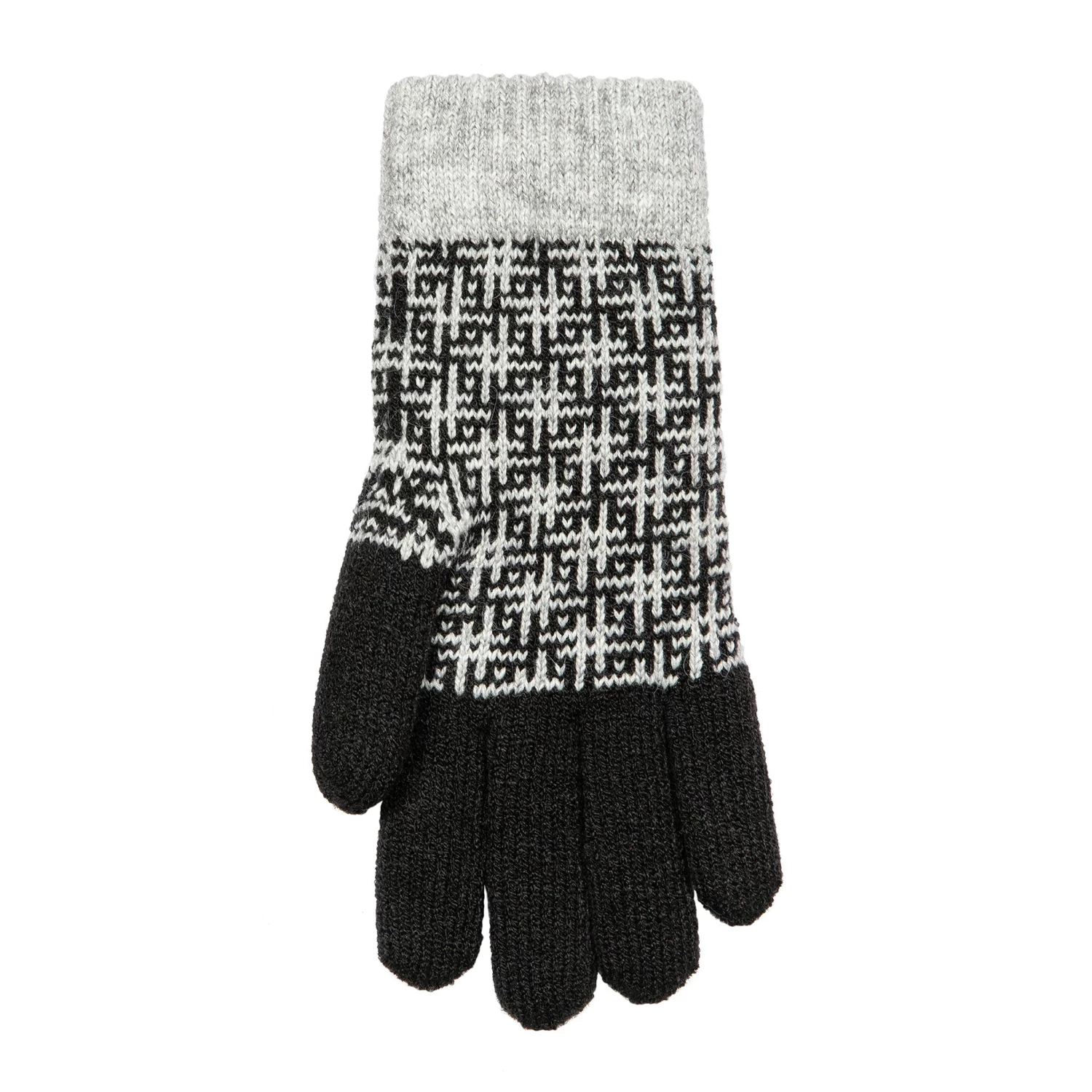 Women’s Jacquard Knitted Gloves With Hash Symbol Pattern 8 Women’s Jacquard Knitted Gloves With Hash Symbol Pattern - Image 8