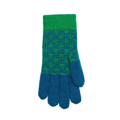 Women’s Jacquard Knitted Gloves With Hash Symbol Pattern 38 Women’s Jacquard Knitted Gloves With Hash Symbol Pattern -Fashion Accessories Shop 6 3275 Teal Emerald 3