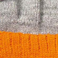 Women’s Two-Tone Fingerless Gloves With Mitten Flap -Fashion Accessories Shop 6 3276 Dove Grey Tangerine 6
