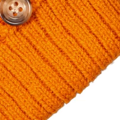 Women’s Two-Tone Fingerless Gloves With Mitten Flap -Fashion Accessories Shop 6 3276 Dove Grey Tangerine 9