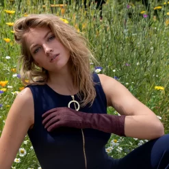 Women’s Touchscreen Long Below-Elbow Velour-Lined Faux Suede Gloves -Fashion Accessories Shop 6 4269 Conker 495aae03 98be 42b6 816c cf4e678b9c19