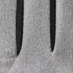 Women’s Touchscreen Velour-Lined Faux Suede Gloves With Contrast Trim And Bow -Fashion Accessories Shop 6 4278 Dove Grey 6