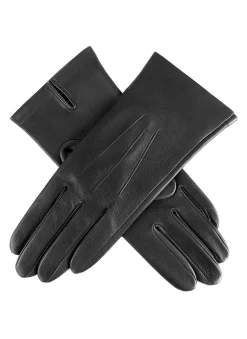 Women's Three-Point Leather Gloves -Fashion Accessories Shop 7 0010 Black 461eb750 1aa0 49a7 8068 2a84c2e8c9ab