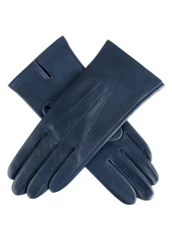 Women's Three-Point Leather Gloves -Fashion Accessories Shop 7 0010 Navy 3bbb0f8d 58fd 4a29 a674 2458d48d0ebe