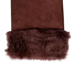 Women's Sheepskin Gloves -Fashion Accessories Shop 7 1056 Chestnut 4