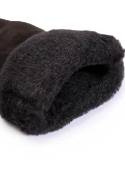 Women's Sheepskin Gloves -Fashion Accessories Shop 7 1056Brown1