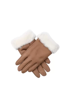 Women's Sheepskin Gloves -Fashion Accessories Shop 7 1056 Camel