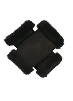 Women's Fingerless Sheepskin Mittens -Fashion Accessories Shop 7 1073 black 5a36606c aa90 4751 ba40 b8ce3280a5e9