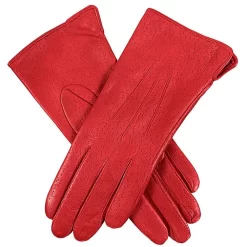 Women's Three-Point Lined Imitation Peccary Leather Gloves -Fashion Accessories Shop 7 1109 Berry 4bade3e7 bb9c 4214 a5d7 80bd2e27e4d1
