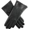 Women's Three-Point Cashmere-Lined Leather Gloves