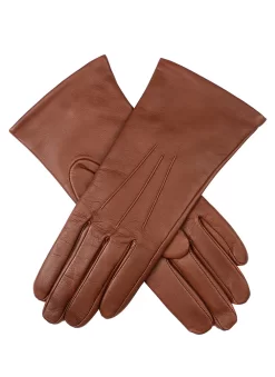 Women's Three-Point Cashmere-Lined Leather Gloves -Fashion Accessories Shop 7 1134 Cognac 2087020a 0d98 4408 97ca 21e7fa27ac36