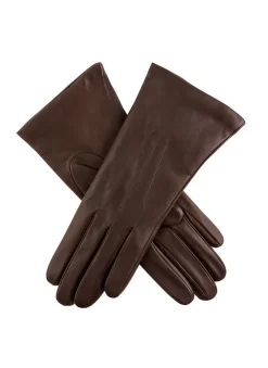 Women's Three-Point Cashmere-Lined Shorter Finger Leather Gloves -Fashion Accessories Shop 7 1134 Mocca ecd17986 06f9 47b8 a90b 986eecf6b53c