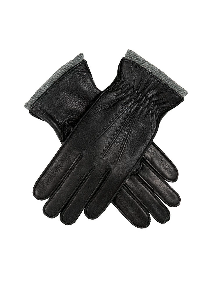 Women’s Three-Point Cashmere-Lined Deerskin Leather Gloves With Cashmere Cuffs 4 Women’s Three-Point Cashmere-Lined Deerskin Leather Gloves With Cashmere Cuffs - Image 4