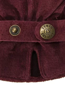 Women's Three-Point Fleece-Lined Suede Gloves -Fashion Accessories Shop 7 1171 20claret 201 a1cf2ea4 0b93 413d a550 da007fd8d104