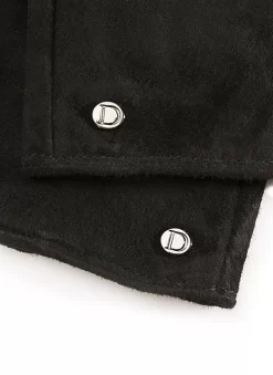 Women's Lined Suede Gloves -Fashion Accessories Shop 7 2317 20black 202 6b0cb486 8764 494f 8017 2e849ff1f26c