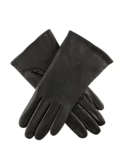 Women's Single-Point Fleece-Lined Leather Gloves -Fashion Accessories Shop 7 3036 black f9c26102 b238 429b a224 27ac3de7337b