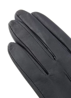 Women's Single-Point Fleece-Lined Leather Gloves -Fashion Accessories Shop 7 3036 20navy 202 8ebfd2c4 f8ba 41ae b417 b48c2ce58765